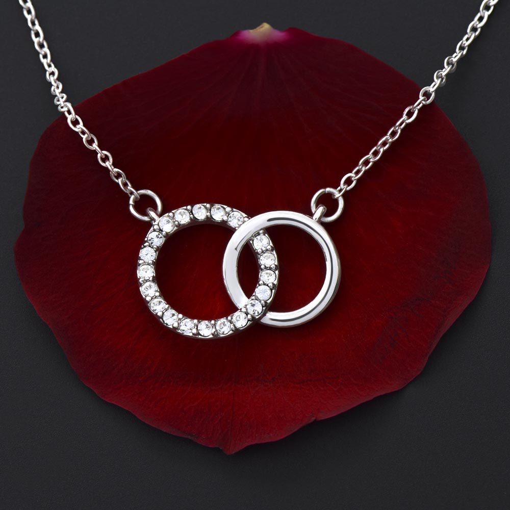 Granddaughter Perfect Pair Necklace - I Promise To Love You For the Rest Of My Life