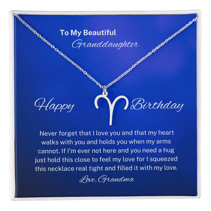 Granddaughter Birthday Gifts| I Filled This Necklace With My Love