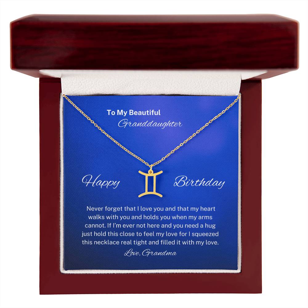 Granddaughter Birthday Gifts| I Filled This Necklace With My Love