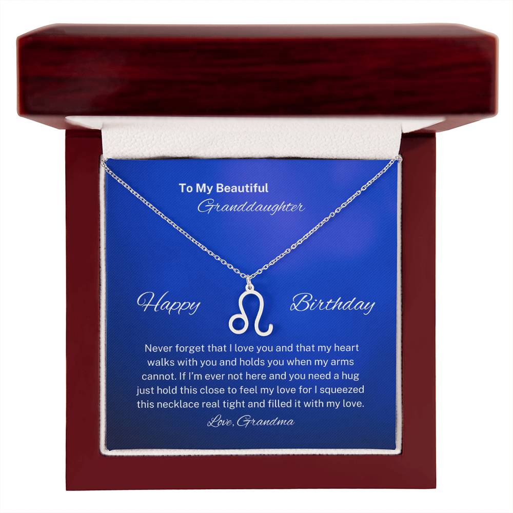 Granddaughter Birthday Gifts| I Filled This Necklace With My Love