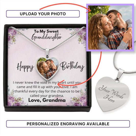 Granddaughter Birthday Gifts| The Void In My Heart Filled By You